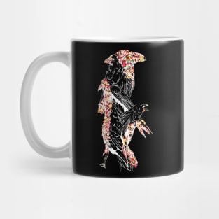 crows and flower Mug